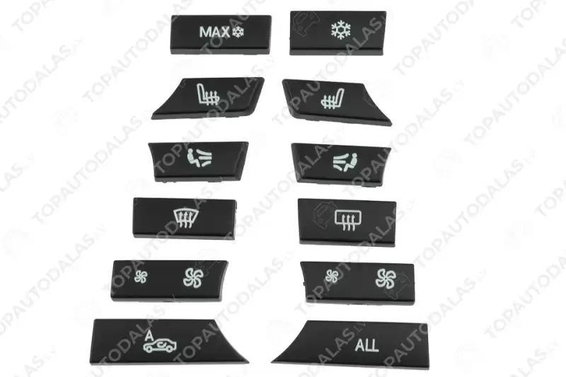 BMW 5 5GT SERIES F07 F10 F11 2009- Button Repair Kit climate control AC air conditioner BMW 5 5GT SERIES F07 F10 F11 2009- Button Repair Kit climate control AC air conditioner