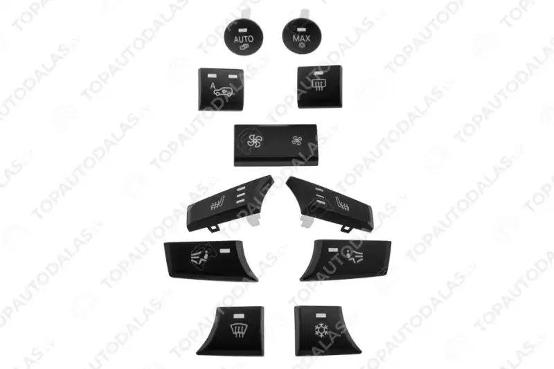 BMW X5 X6 E70 E71 2007- Mygtukų remonto rinkinys klimato kontrolė AC kondicionierius BMW X5 X6 E70 E71 2007- Mygtukų remonto rinkinys klimato kontrolė AC kondicionierius