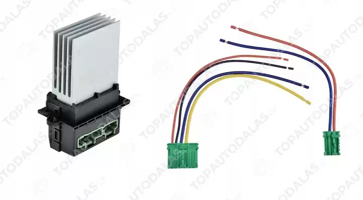 PEUGEOT 207 406 607 1007 Salona apsildes ventilatora reostats rezistors 6441L2 6441.L2