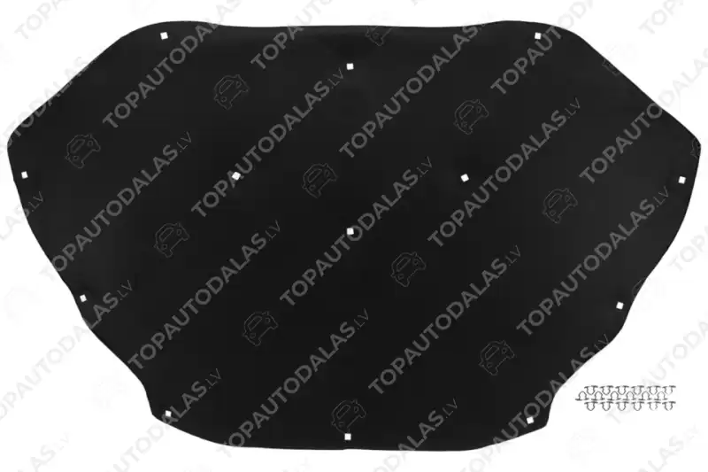 PORSCHE CAYENNE 92A 2014- Dzinēja motora pārsega skaņas izolācija siltinājums 95855683120 PORSCHE CAYENNE 92A 2014- Dzinēja motora pārsega skaņas izolācija siltinājums 95855683120
