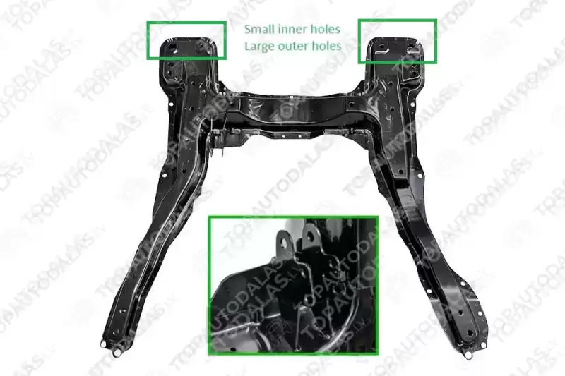 PEUGEOT 806 EXPERT CITROEN JUMPY FIAT SCUDO Priekšējais tilts pusrāmis balstrāmis 3502Y7 3502.Y7