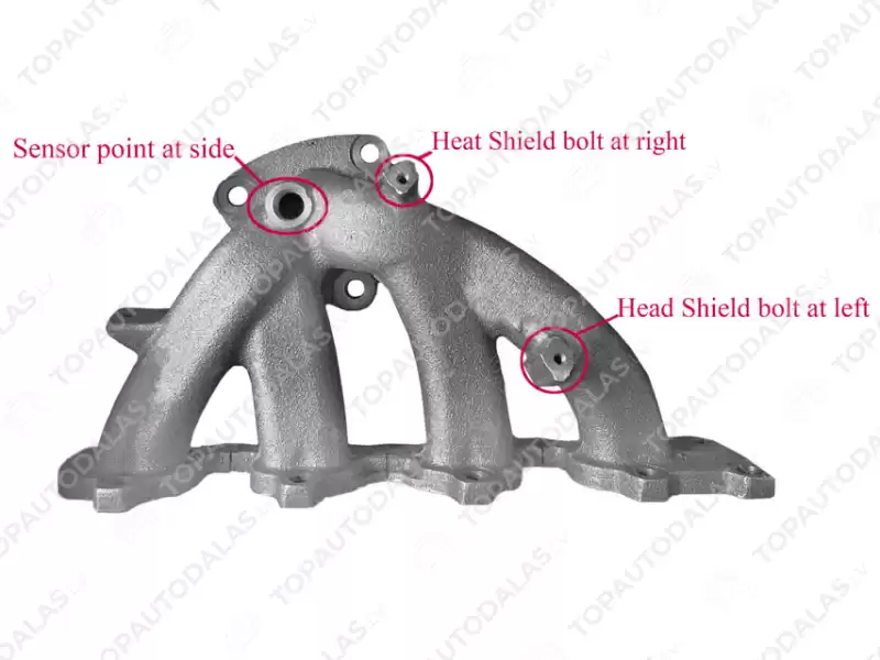Chevrolet Captiva C100 C140 Opel Antara L07 2.4 2006-2012 Izplūdes kolektors 12609823