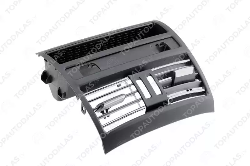 BMW 5 Series F10 F11 F18 2010- CHROME Salona ventilācijas reste centrālā aizmugurējā 64229158312 9158312 BMW 5 Series F10 F11 F18 2010- CHROME Salona ventilācijas reste centrālā aizmugurējā 64229158312 9158312